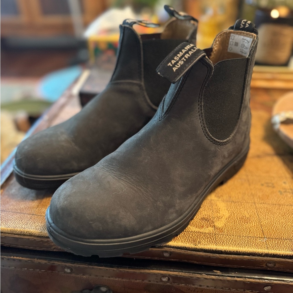 Blundstone Charcoal Leather Boots